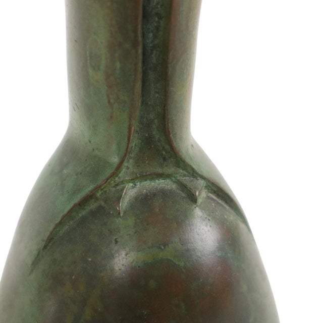 Art Deco Statue of the Virgin Mary in Bronze by Jac Van Vlijmen, 1920s For Sale - Image 15 of 18