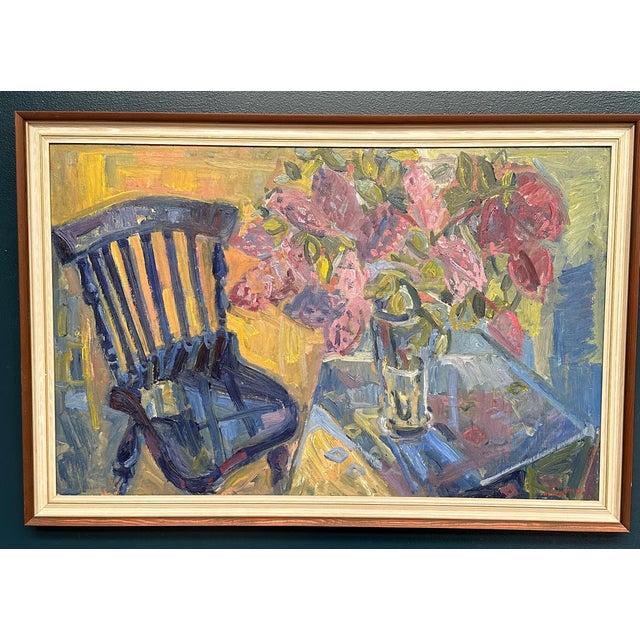 Allan Lindqvist, Stilleben, 1958, Oil Painting on Panel, Framed For Sale - Image 16 of 16