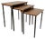 Modernist Teak Nesting Tables, 1950s, Set of 3 For Sale