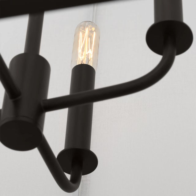 Visual Comfort Thom Filicia by Visual Comfort Studio Dresden 4-Light Medium Lantern Pendant in Aged Iron For Sale - Image 4 of 5