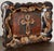2000 - 2009 Petite Late 20th-Century East Syriac Cross Motif Studio Pottery Catchall Accent Tray For Sale - Image 5 of 8