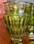 Avocado 1960s Mid-Century Modern Avocado Green Diamond Point Goblets – Elegant Set of 6 For Sale - Image 8 of 14