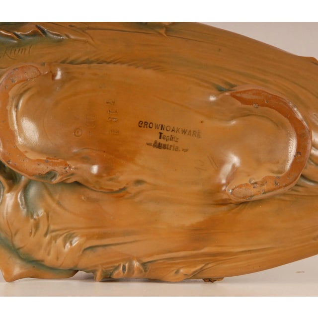 Ceramic Art Nouveau Pottery Vase by George Klimt for Bernard Bloch For Sale - Image 7 of 18