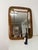 Large Art Deco Wall Mirror with Stained Glass Inserts, 1950 For Sale - Image 3 of 10