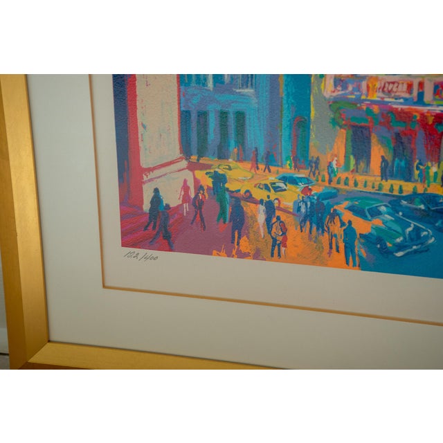 1980s 1980s LeRoy Neiman - New York Stock Exchange (Wall Street), Signed Limited Edition Serigraph For Sale - Image 5 of 5