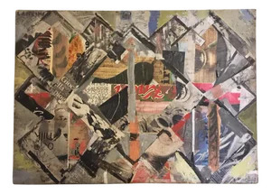 Ermete Lancini, Abstract Collage, 1960s, Mixed Media
