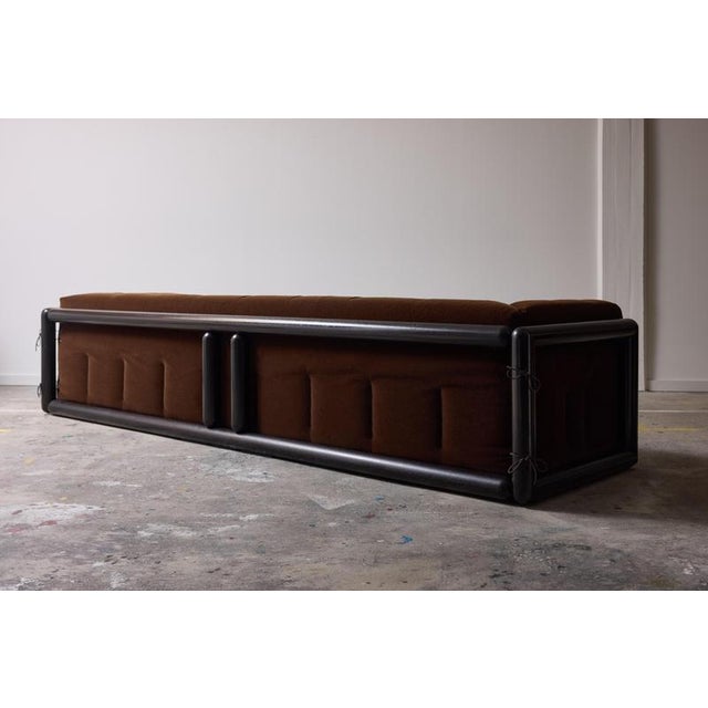 Wood Cornaro Sofa by Carlo Scarpa for Simon, 1973 For Sale - Image 7 of 15