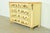 Chinoiserie Baker Furniture Style French Regency Louis XVI Chinoiserie Cream Lacquered Dresser Chest For Sale - Image 3 of 17