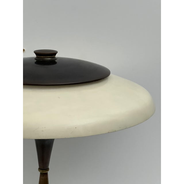 Black Mid-Century Table Lamp, 1960s For Sale - Image 8 of 9