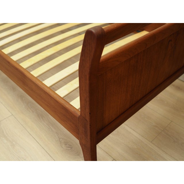 Danish Teak Bed, Denmark, 1970s For Sale - Image 10 of 16