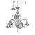 Early 20th Century Arms Chandelier in Murano Glass, Venice For Sale - Image 6 of 6