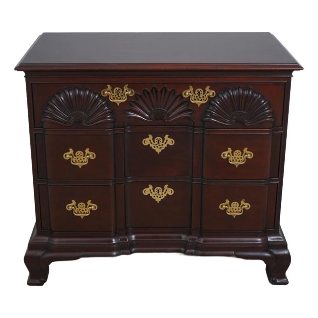 Kindel Goddard Townsend Mahogany Blockfront Chest For Sale