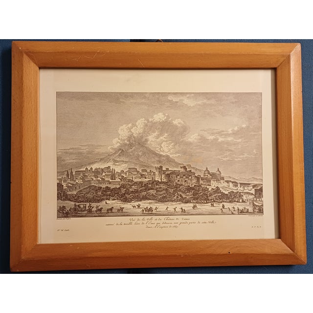 Louis Despréz, The Castle and the City of Catania, 1800s, Archival Pigment Print For Sale - Image 4 of 10