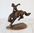 Farmhouse Vintage Russwood Solid Bronze Cowboy Riding Horse Bookend For Sale - Image 3 of 9