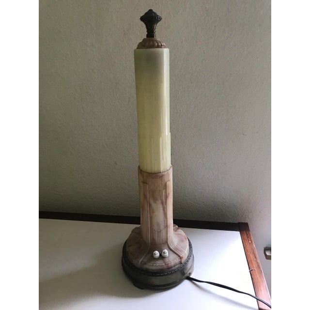 Art Deco Skyscraper Table Lamp by Carl Swanson for All-Lite Manufactoring Company, 1930s For Sale - Image 17 of 17