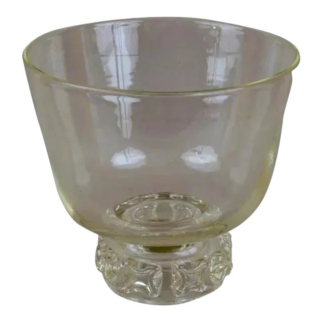 Vintage Crystal Centerpiece Vase For Sale
