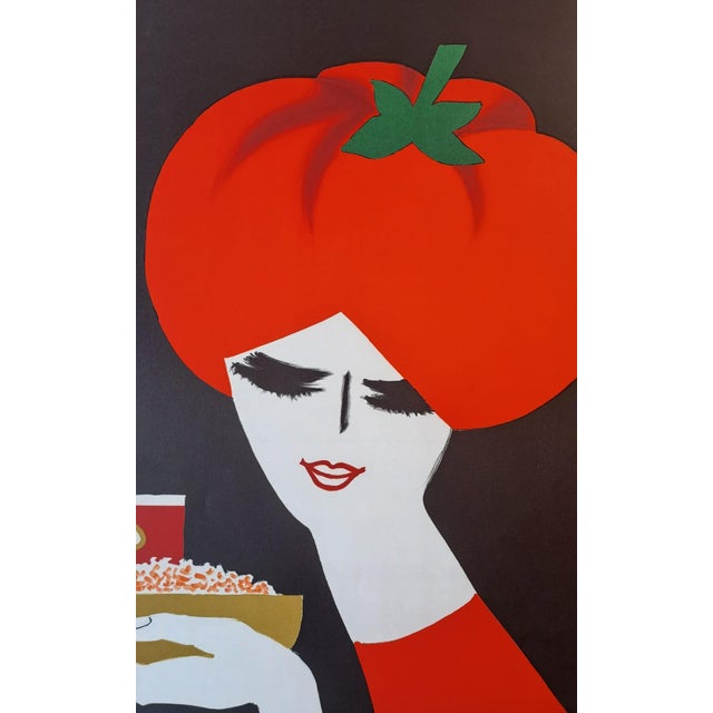 Bernard Villemot, Woman, 1981, Lithograph For Sale - Image 3 of 6
