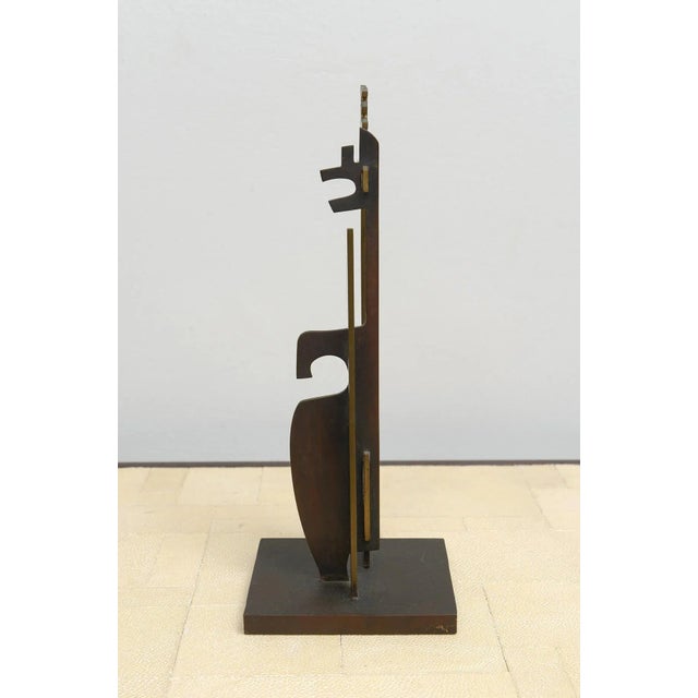 Black Arnaldo Ugarte "Family: Mother, Father & Child" Bronze Sculpture For Sale - Image 8 of 11