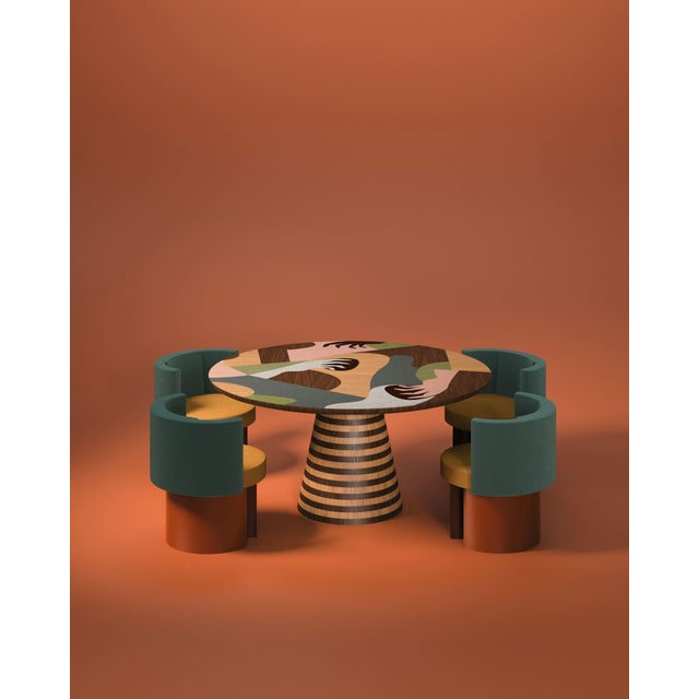 Kol Aj Dining Table by Malabar For Sale - Image 9 of 12