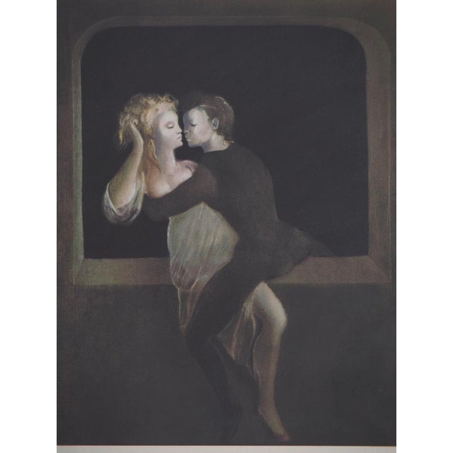 Leonor FINI (1908-1996) Lovers on the Balcony, 1979 Original screenprint Signed in pencil Limited to 195 unnumbered copies...