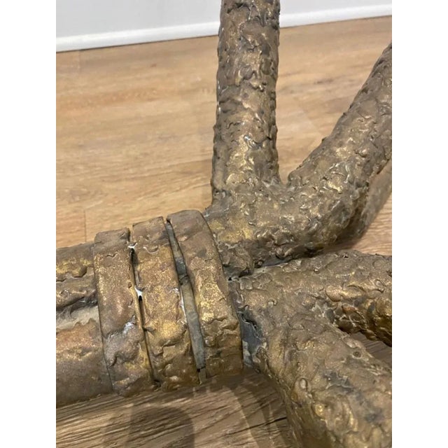 1970s 1970s Brutalist Branch form Coffee Table Attributed to Silas Seandel For Sale - Image 5 of 10