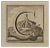 Luigi Vanvitelli, Letter of the Alphabet C, Etching, 18th Century For Sale