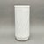 Vintage Mid-Century White Milk Glass Swirl Cylinder Vase For Sale - Image 4 of 8