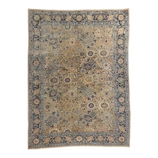 Antique Persian Tabriz Rug - 07'04 X 09'10 For Sale