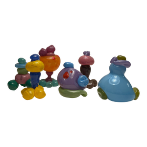 Blown Glass Sculptures - Collection of Six