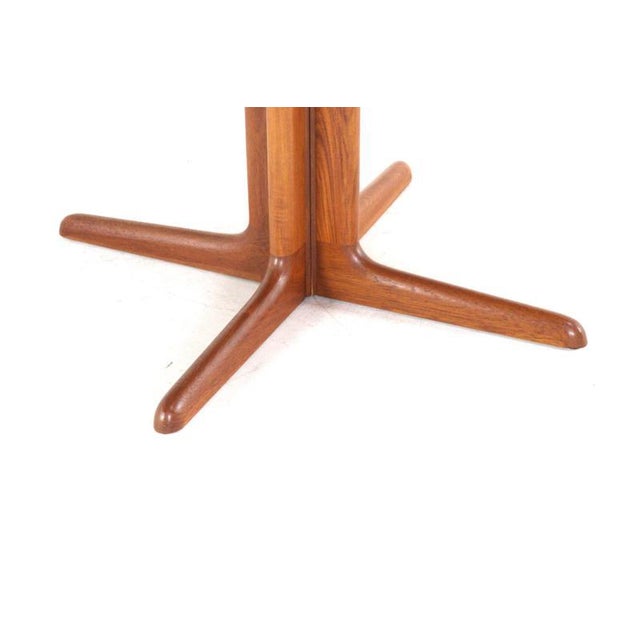 Wood Danish Round 2-Way Extendable Stenum Dining Table For Sale - Image 7 of 16