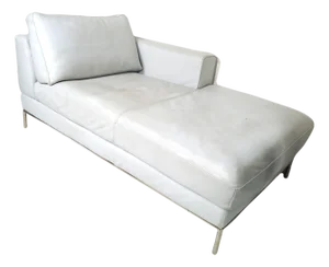 1960s Vintage Modern White Settee