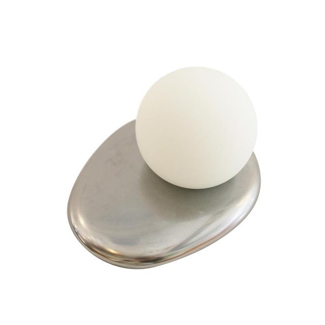 Organic Murano Glass Wall Light with Opaline Diffuser, Italy, 1970s For Sale - Image 6 of 10