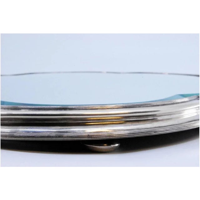 Silver Fruit Bowl Centerpiece in Cut Glass and Silver For Sale - Image 8 of 12