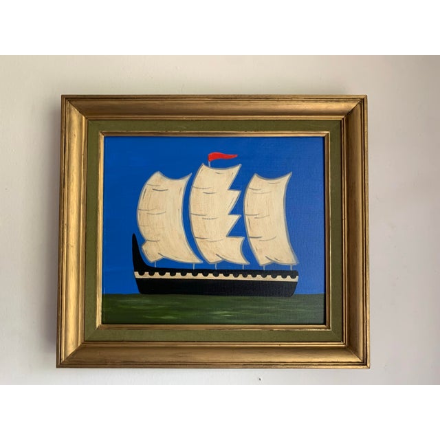 Contemporary Impressionist Style Seascape Painting on Canvas, Framed For Sale - Image 6 of 6