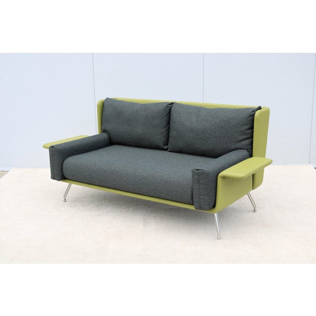 This fabulous Architecture and Associes residential Settee designed by Pierre Beucler and Jean-Christophe Poggioli of...
