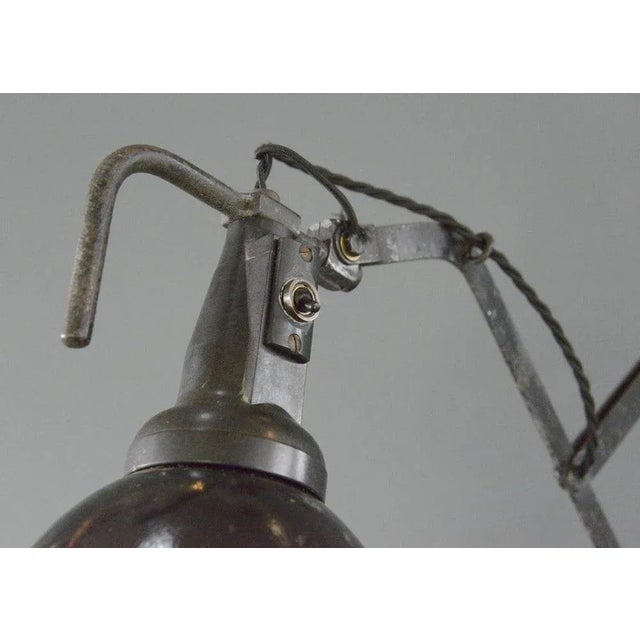 Scissor Lamp by Wilhelm Bader, 1920s For Sale - Image 3 of 10