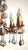 1920s Antique Art Nouveau Gilded Metal and Murano Glass Drop Chandelier, 1920s For Sale - Image 5 of 14