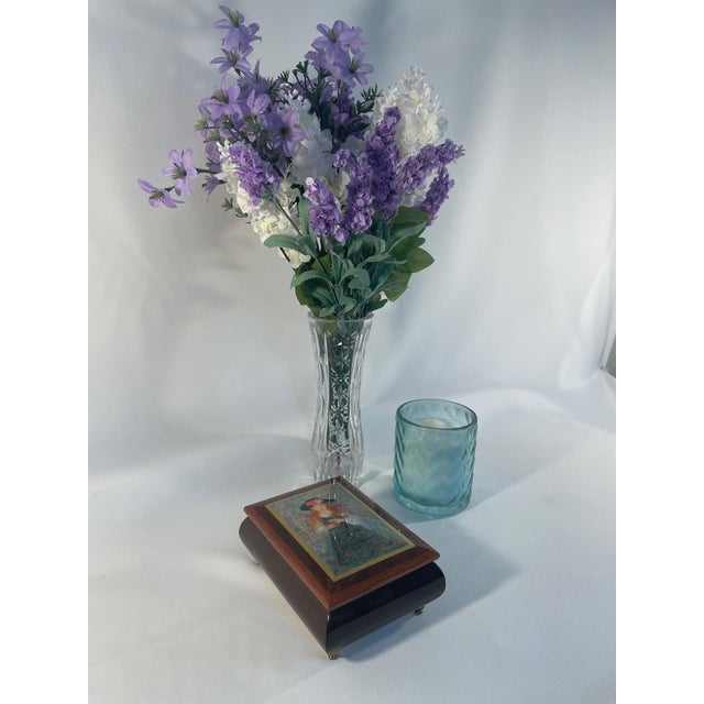 Late 20th Century Small Vintage Italian Marquetry Music Jewelry Box For Sale - Image 12 of 12