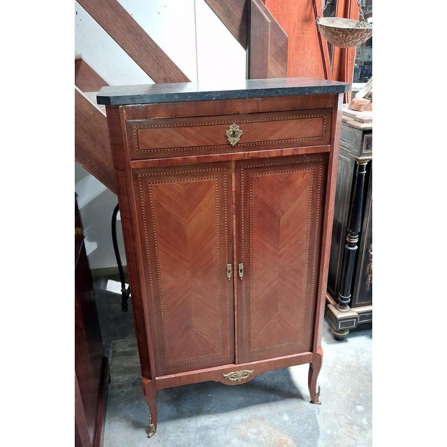 Late 19th Century Louis XV Wooden Cabinet For Sale - Image 4 of 6