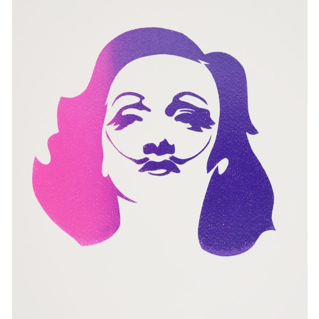 Charles Uzzell-Edwards aka ‘Pure Evil’ (*1968), Marlene Dali, around 2010. Color silkscreen, 35.9 x 24.5 cm, signed in...