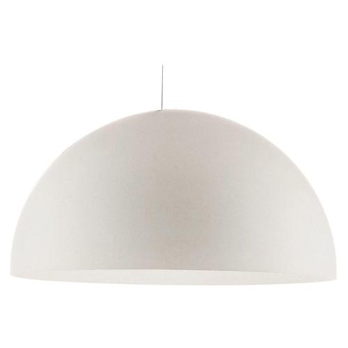White Sonora Suspension Lamp in White Opaline Glass by Vico Magistretti for Oluce For Sale - Image 8 of 8