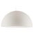 White Sonora Suspension Lamp in White Opaline Glass by Vico Magistretti for Oluce For Sale - Image 8 of 8