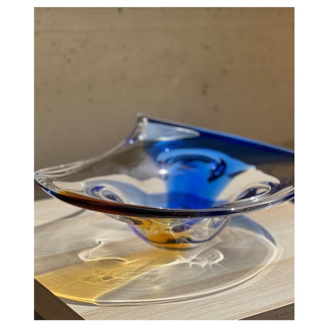 Large Murano Glass Plate For Sale - Image 5 of 10