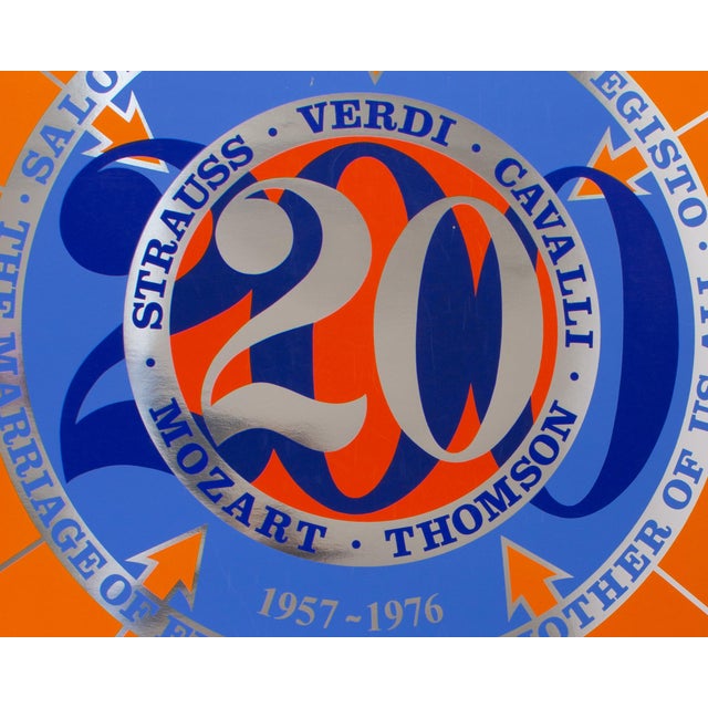 Abstract 1976 “The Santa Fe Opera” Serigraph Poster by Robert Indiana For Sale - Image 3 of 10