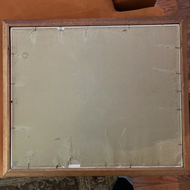 1960s Modern American Seascape Oil Painting, Framed For Sale - Image 10 of 11