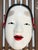 Ceramic Vintage Japanese Gōshō Ko-Omote Noh Ceramic Mask on Wood Wall Plaque For Sale - Image 7 of 10