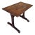 Antique Rustic Handcrafted Chess Table For Sale