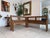 Farmhouse Wooden Corner Bench For Sale - Image 5 of 11