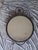 Vintage Round Wall Mirror with Black Wrought Iron Frame, 1970s For Sale - Image 4 of 4
