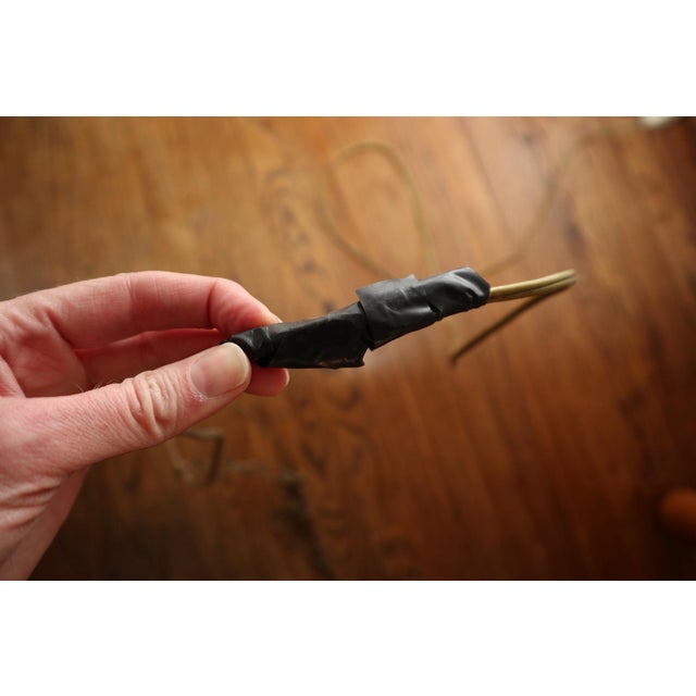 Wood Vintage Modeline Attributed Cactus Hanging Lamp For Sale - Image 7 of 8